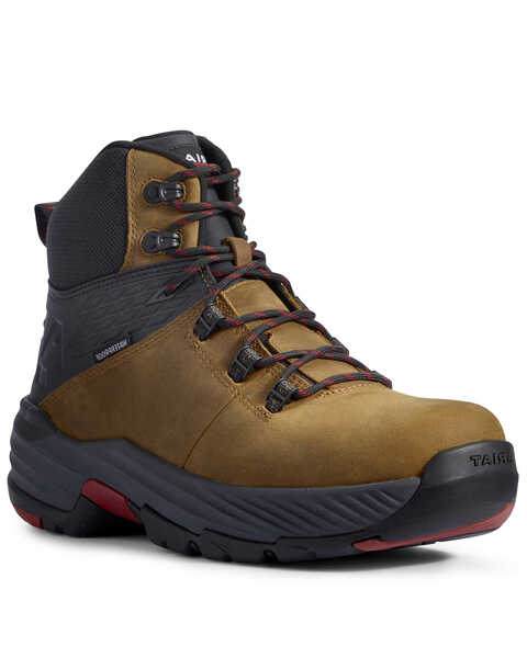 Image #1 - Ariat Men's 360 Stryker Work Boots - Soft Toe, Brown, hi-res