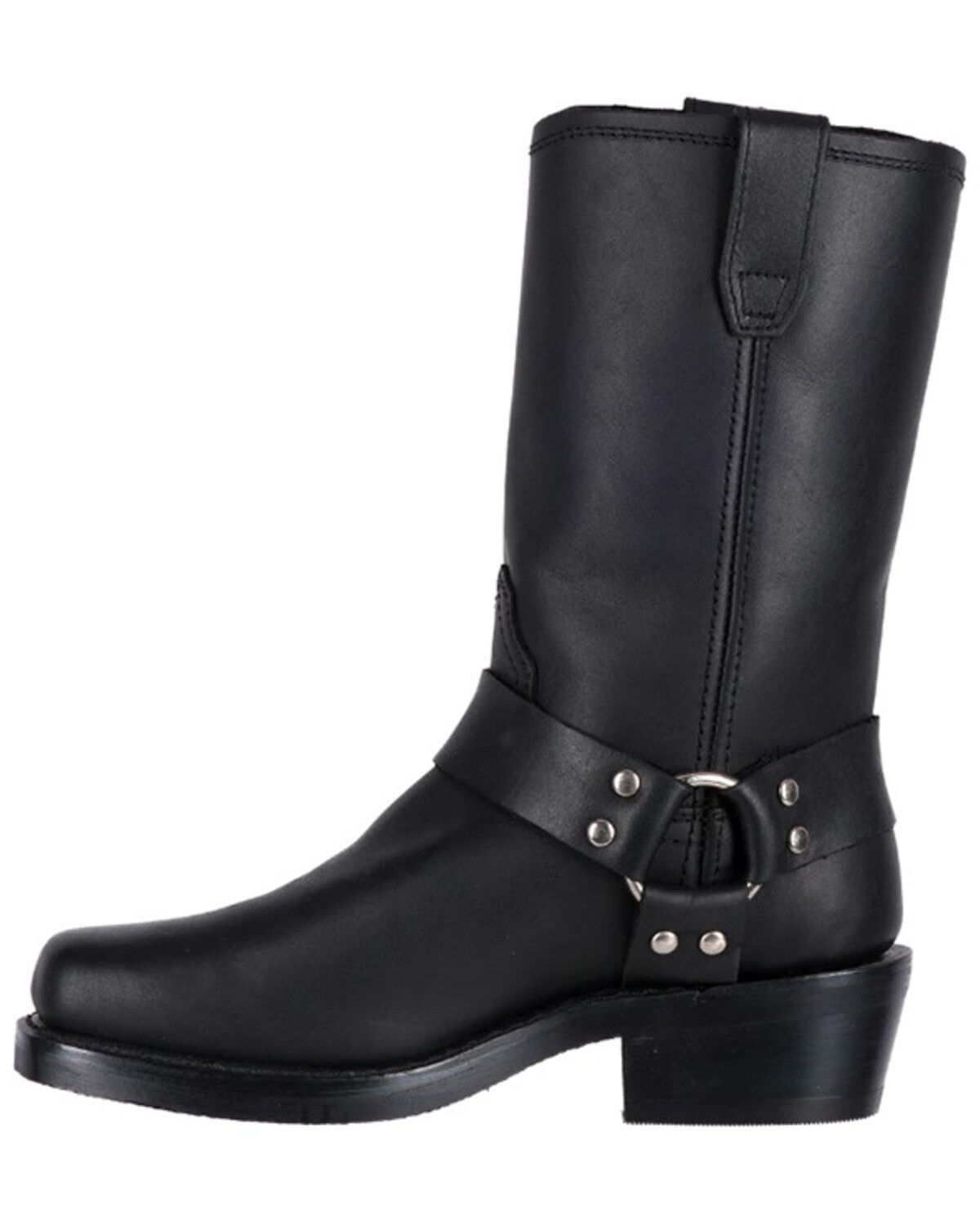 Image #3 - Dingo Women's Molly Harness Boots - Square Toe, Black, hi-res