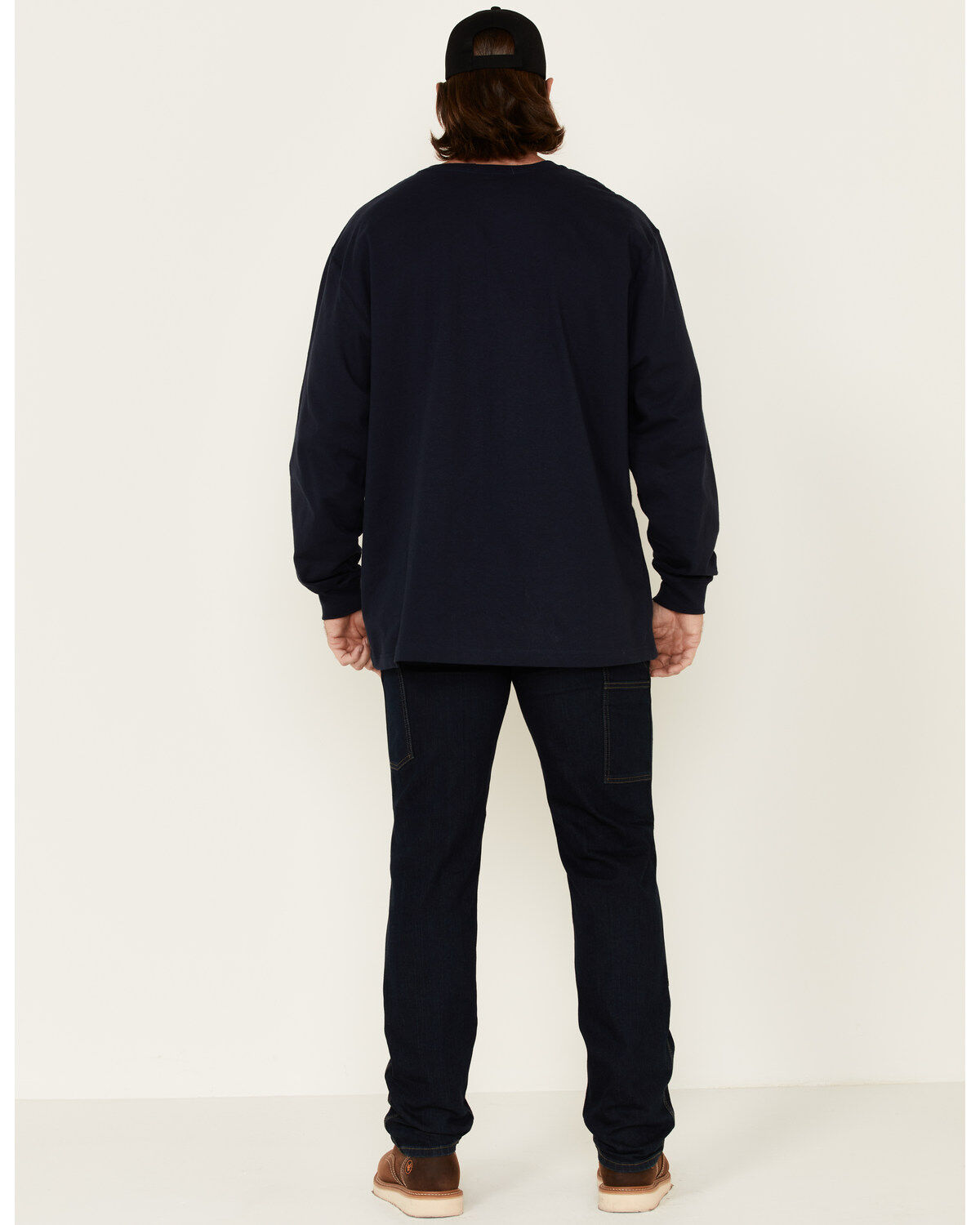 Image #3 - Carhartt Men's Rugged Flex&reg; Relaxed Double Front Work Jeans, Indigo, hi-res