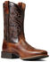 Image #1 - Ariat Men's Sport Herdsman Western Performance Boot - Square Toe, Brown, hi-res