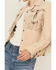 Image #3 - Scully Women's Fringe and Beaded Jacket , Cream, hi-res