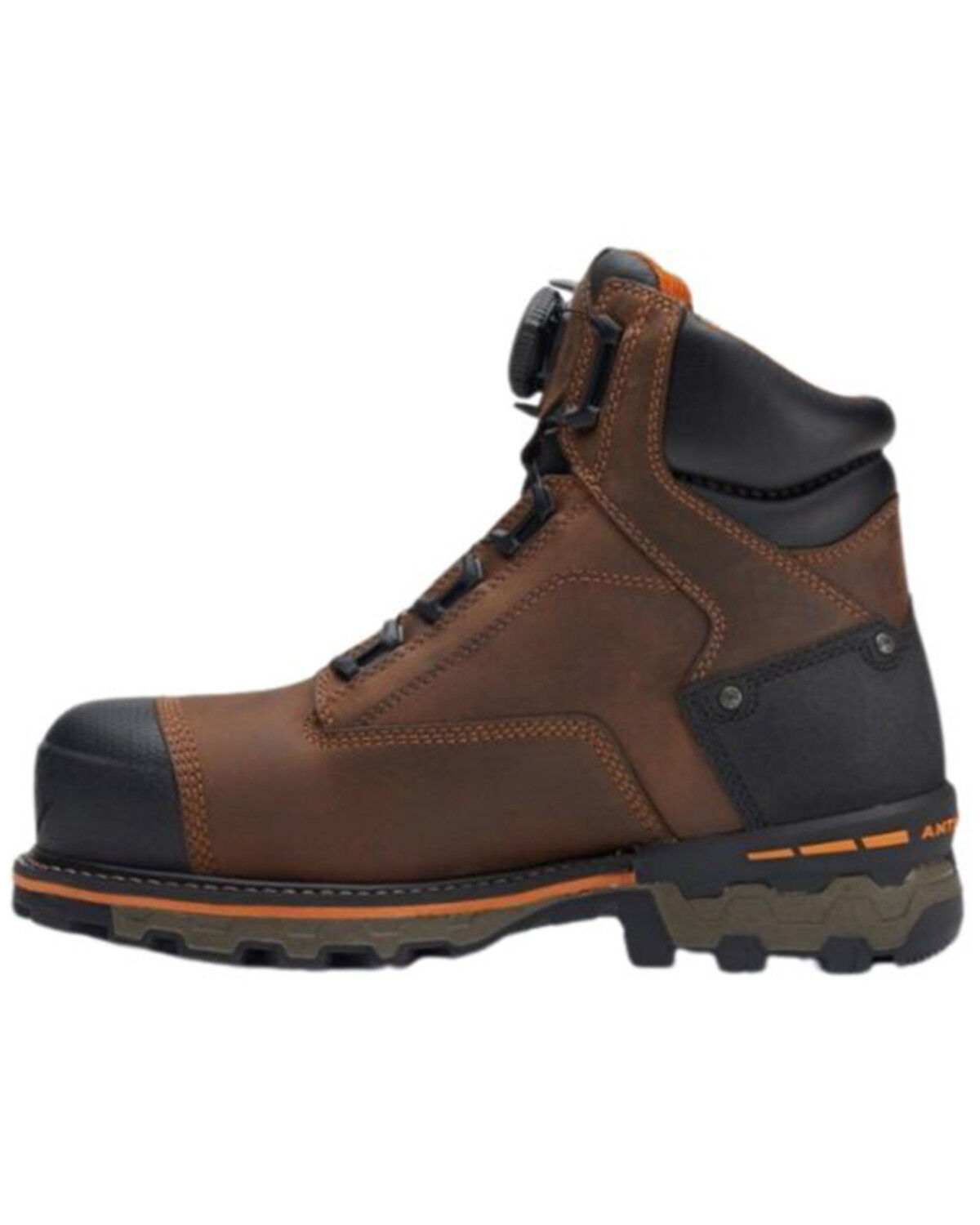 Image #3 - Timberland PRO Men's 6" Boondock BOA&reg; Waterproof Puncture Resistant Work Boots - Composite Toe, Coffee, hi-res