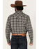 Image #4 - Cody James Men's Denton Plaid Print Long Sleeve Snap Western Shirt - Big, Black, hi-res