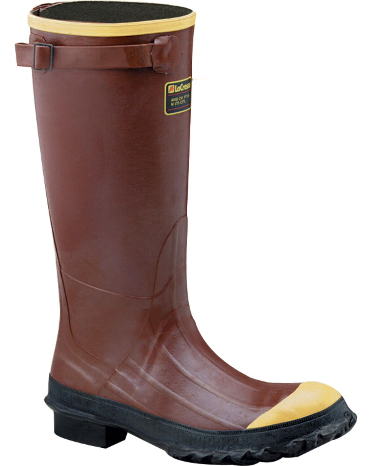 Image #1 - Lacrosse Men's PAC 16" Steel Toe Work Boots, Rust Copper, hi-res