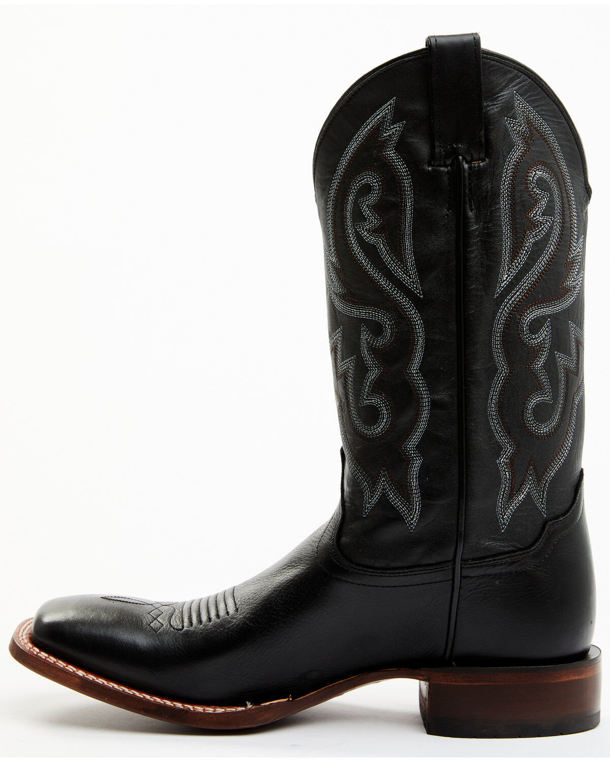 Image #3 - Cody James Men's Westley Stockman Boots - Broad Square Toe, Black, hi-res