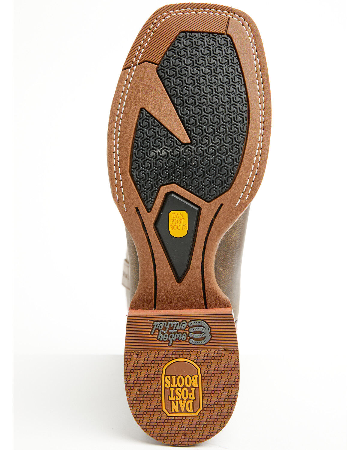 Image #7 - Dan Post Men's Morris Performance Western Boots - Broad Square Toe, Tan, hi-res