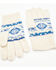 Image #2 - Idyllwind Women's Hensley Southwestern Print Gloves, Ivory, hi-res