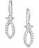 Image #1 - Montana Silversmiths Women's Graceful Waters Earrings, Silver, hi-res