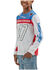 Image #1 - Wrangler® x Hot Wheels™ Boys' Horse Power Colorblock Long Sleeve Graphic T-Shirt, White, hi-res