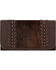 Image #1 - American West Women's Cow Town Chocolate Tri-Fold Wallet, Chocolate, hi-res