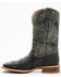 Image #3 - Corral Men's Exotic Ostrich Barbed Wire Western Boots - Broad Square Toe , Black, hi-res