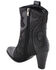 Image #8 - Milwaukee Leather Women's Studded Overlay Western Boots - Round Toe, Black, hi-res