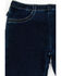 Image #2 - Wrangler Toddler Girls' Dark Wash Flare Pants, Dark Wash, hi-res