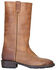 Image #2 - Frye Men's Nash Roper Western Boots - Square Toe, Dark Brown, hi-res