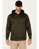 Image #1 - Lucky Brand Workwear Men's Fleece Hooded Sweatshirt, Olive, hi-res