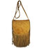 Image #2 - Kobler Leather Women's Concho Crossbody Bag, Tan, hi-res