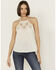 Image #1 - Shyanne Women's Embellished Halter Tank , Cream, hi-res