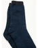 Image #2 - Cody James Men's Cozy Crew Socks , Navy, hi-res