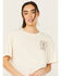 Image #3 - Cleo + Wolf Women's Avery Short Sleeve Boyfriend Graphic Tee, Cream, hi-res