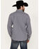 Image #4 - Resistol Men's Northway Checkered Print Long Sleeve Button-Down Western Shirt , Navy, hi-res