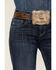 Image #2 - Ariat Women's Dark Wash Mid Rise Angela Trouser Jeans , Dark Wash, hi-res