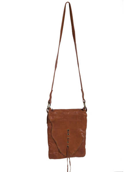 Image #1 - Scully Women's Soft Leather Crossbody Bag, Tan, hi-res