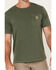 Image #3 - Carhartt Men's Re-Engineered Relaxed Fit Lightweight Short Sleeve Garment Dyed Pocket T-Shirt, Forest Green, hi-res