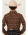 Image #4 - Cody James Boys' Resource Southwestern Print Long Sleeve Snap Flannel Shirt , Rust Copper, hi-res