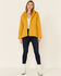 Image #2 - Outback Trading Co. Women's Solid Mustard Brookside Hooded Zip-Front Rain Jacket, Mustard, hi-res