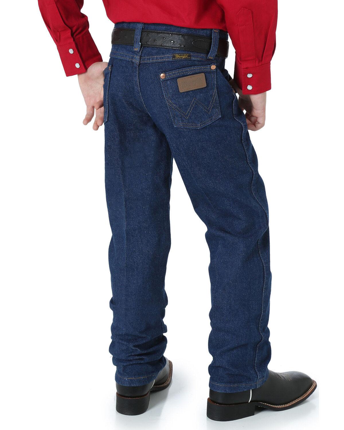 Wrangler Boys' ProRodeo Jeans Size 8-16, Indigo, hi-res