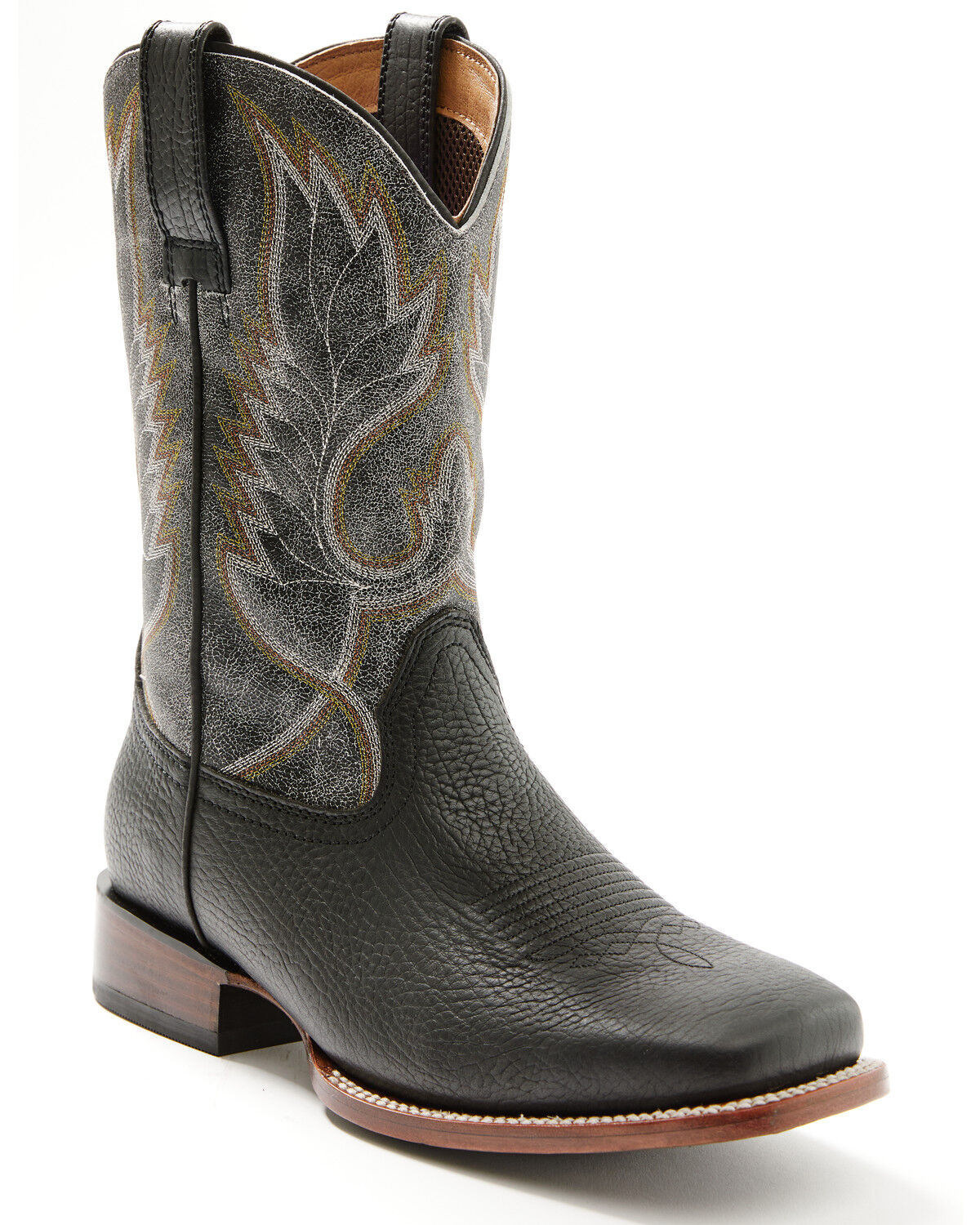 Cody James Cush Core&reg; Men's Tracker Western Boots - Broad Square Toe, Black, hi-res