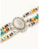 Image #2 - Paige Wallace Women's Navajo Pearl, Turquoise, and Spiny Oyster Beaded Concho Bracelet, Multi, hi-res