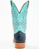 Image #5 - Corral Men's Exotic Python Western Boots - Broad Square Toe , Navy, hi-res