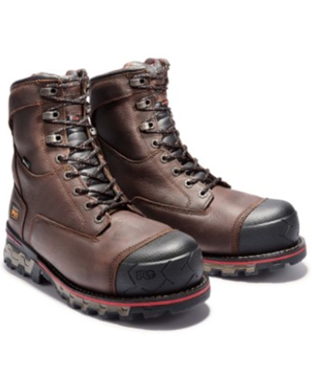 Image #1 - Timberland PRO Men's Boondock Composite Toe Work Boots, Brown, hi-res