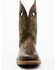 Image #4 - Double H Men's Apparition Waterproof Electrical Hazard Pull-On Work Boots - Composite Toe, Brown, hi-res