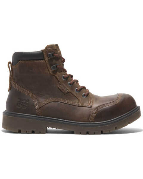 Timberland PRO Men's 6" Whitman Work Boots - Composite Toe , Dark Brown, hi-res
