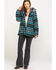 Image #6 - Outback Trading Co. Women's Turquoise Aztec Myra Jacket, Turquoise, hi-res