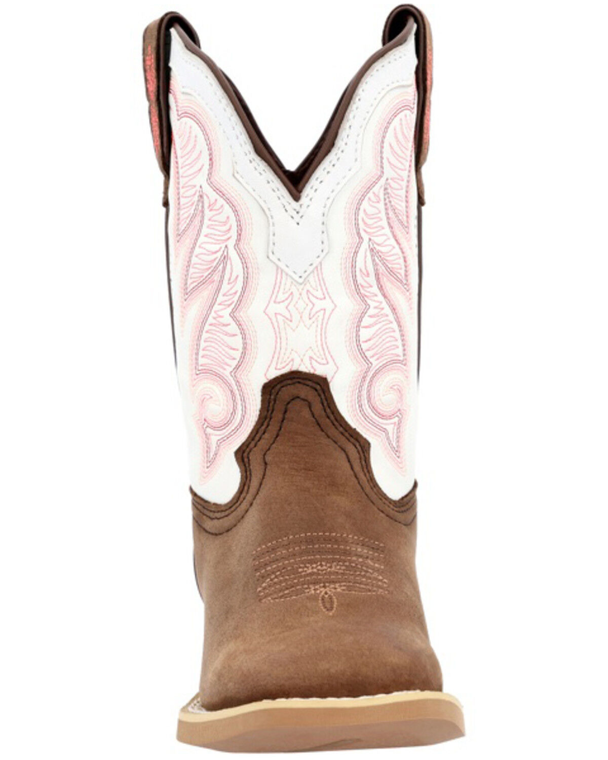 Image #4 - Durango Little Girls' Lil' Rebel Pro&trade; Western Boots - Broad Square Toe, Brown, hi-res