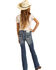 Image #6 - Rock & Roll Denim Girls' Medium Vintage Scroll Bootcut Jeans, Blue, hi-res