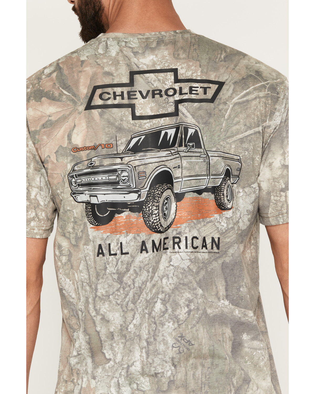 Image #4 - Buckwear Men's Chevy All American Camo Print Short Sleeve Graphic T-Shirt, Camouflage, hi-res