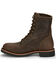 Image #3 - Chippewa Men's Wood Classic 2.0 8" Lace-Up Soft Work Boots - Round Toe , Bark, hi-res