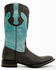 Image #2 - Ferrini Men's Genuine French Calf Western Boots - Broad Square Toe, Chocolate, hi-res