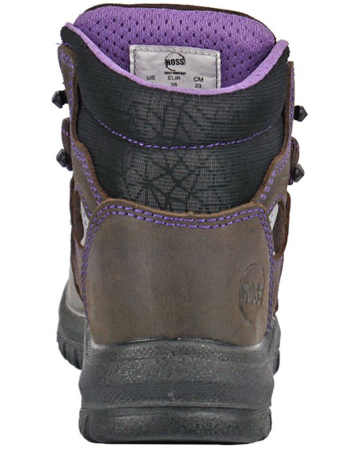 Image #5 - Hoss Women's 6" Lacy Waterproof Work Boots - Composite Toe, Brown, hi-res
