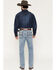 Image #3 - Cinch Men's Ian Acid Medium Wash Slim Bootcut Performance Stretch Denim Jeans, Medium Wash, hi-res