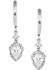 Image #1 - Montana Silversmiths Women's Poised Perfection Crystal Earrings, Silver, hi-res