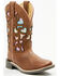 Image #1 - Shyanne Girls' Mi Amor Glitter Inlay Western Boots - Broad Square Toe, Rainbow, hi-res