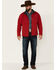 Image #2 - Resistol Men's Red Mexico Logo Sleeve Zip-Front Softshell Jacket, Red, hi-res