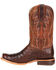 Image #3 - Durango Men's Chestnut Full-Quill Ostrich Western Boots - Square Toe, Chestnut, hi-res