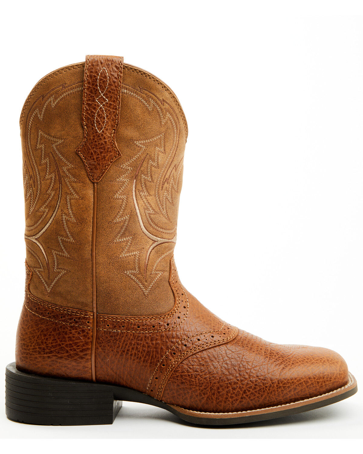 Image #2 - Cody James Men's Force Performance Western Boots - Broad Square Toe, Brown, hi-res