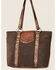 Image #2 - Shyanne Women's Amber Embossed Tote, Brown, hi-res